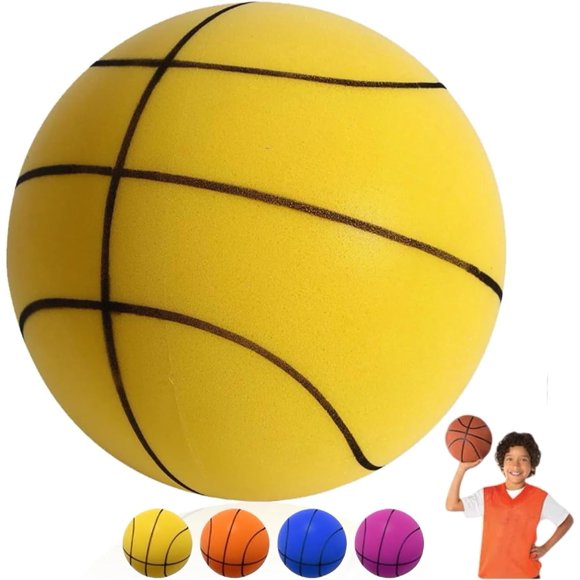 HLONK Silent Basketball 2025 Upgrade Dribble Dream Silent Basketball Training Quiet Ball Dribble Dream Silent Basketball Dribbling Indoor Foam Basketball Indoor Gift for Youth