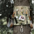 thumbnail image 5 of Portable Travel Organizer with Webbing Hanger Outdoor Hanging Camping Utensil Tableware Storage Bag 12 Inch Cp, 5 of 5