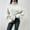 White, variant on Womens' Turtleneck Long Sleeve Cable Ribbed Knit Sweaters Comfortable Casual Winter Clothes (White XL)