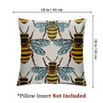 thumbnail image 4 of Bees Throw Pillow Cover Honey Bee Decorative Pillow Case Home Decor Square Pillowcase, 4 of 7