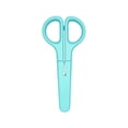 thumbnail image 2 of Safety Scissors Stainless Steel Blunt Tip Scissors with Protective Cover for Classroom Art Activities Daily Use, Light Blue, Ccwuwei, 2 of 6