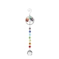 thumbnail image 2 of Atrapasueños colgante con bola de prisma de cristal para pared colgante Likrtyny de árbol de la vida candelabro de ventana decoración de jardín y hogar, 2 of 7