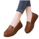 thumbnail image 1 of Xucatan Women's Patent Leather Tassel Loafers, Chunky Sole Slip-On Flat Shoes, Classic British Style Casual Shoes for Women, Plus Size Uniform Shoes Gift, 1 of 8