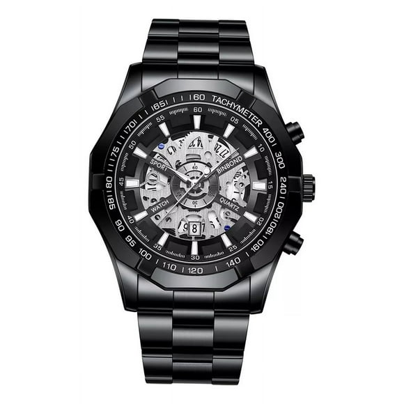 Reloj Automático Esqueleto Acero Inoxid Impermeable Hombre