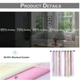 thumbnail image 7 of DONGPAI Blackout Stars Curtains for Kids Girls Bedroom Double Layers Star Cut Out Rainbow Curtains Home Window Decoration Curtain, 51" x 63", 1 Panel, 7 of 7