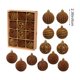 thumbnail image 3 of Seyotauo 12 Pack Velvet Ornaments for Christmas Tree, Velvet Christmas Balls Christmas Tree Ball Ornaments Decorative Hanging Ornaments for Tree for Party, 3 of 6