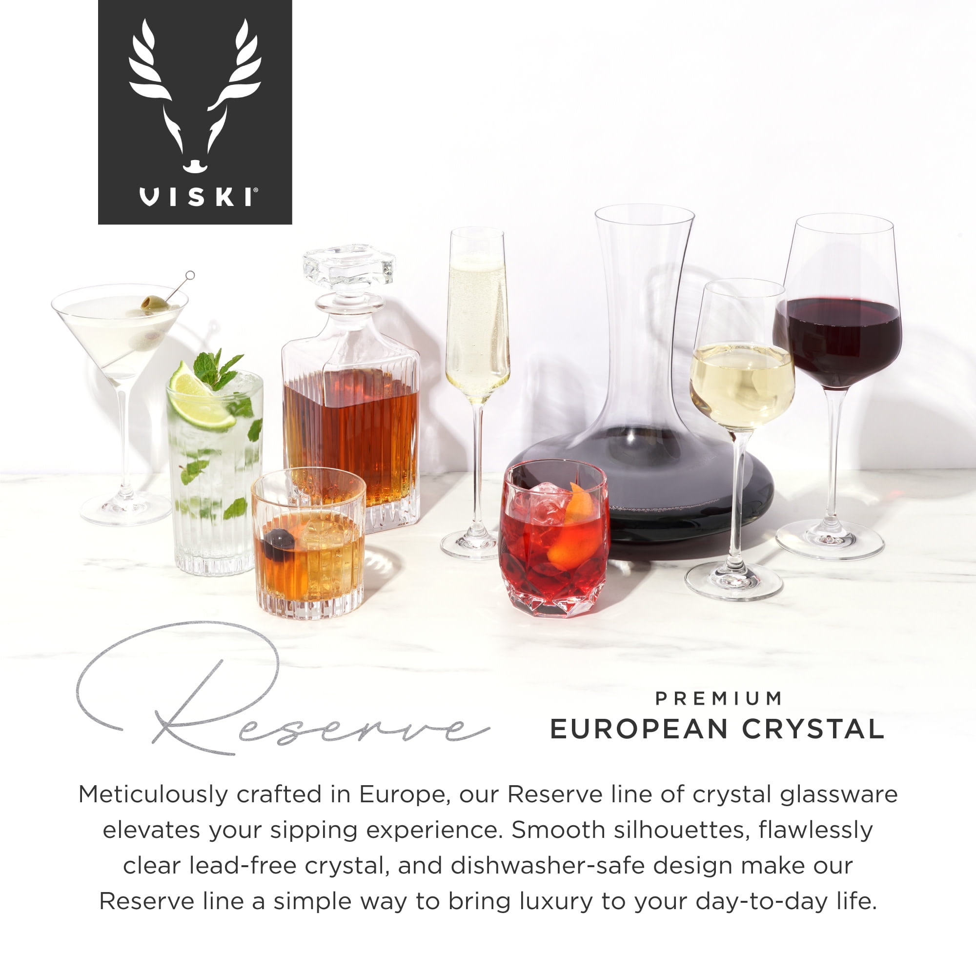 Viski Inez Burgundy Red Wine Glasses, Party, Wedding Gifts, 31 oz, Set of 4