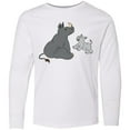 thumbnail image 3 of Inktastic Cute Rhinos Long Sleeve Youth T-Shirt, 3 of 5