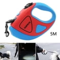 thumbnail image 4 of Correa retráctil para perros, correa extensible de gran resistencia para de edad, fuerte cinta de -, y bloqueo - Red_16ft Colco correa retráctil, 4 of 8