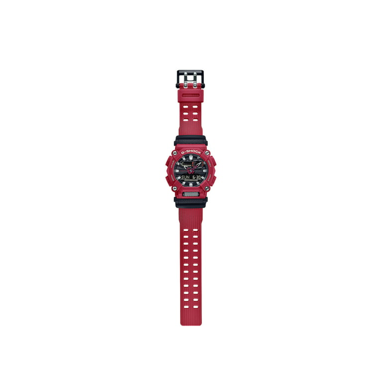 Men's Casio G-Shock Digital Analog Military Style GA-900 Red Watch