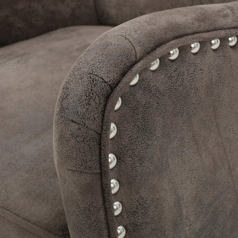 Lorenzo microfiber on sale wingback club chair