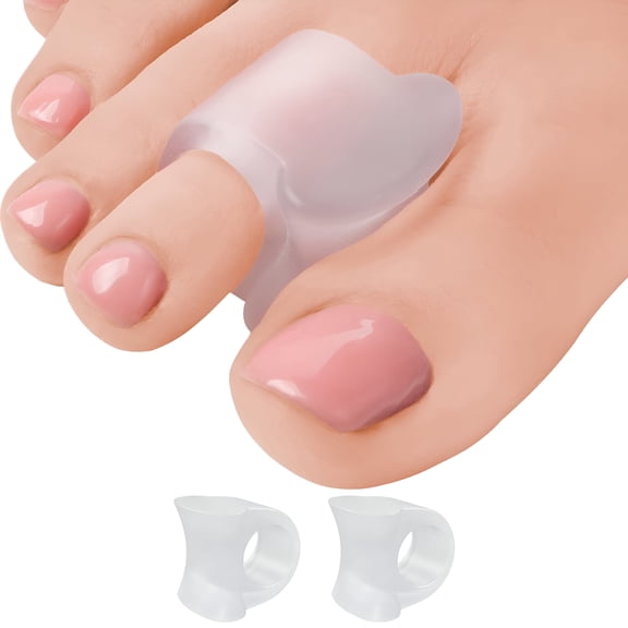 XIRQI 2026 New Toe Separators Hammer Toe Straightener, Big Toe Spacers, Gel Spreader, Correct Crooked Toes, Bunion Corrector and Bunion Relief, Pads for Overlapping, Hallux Valgus, Yoga