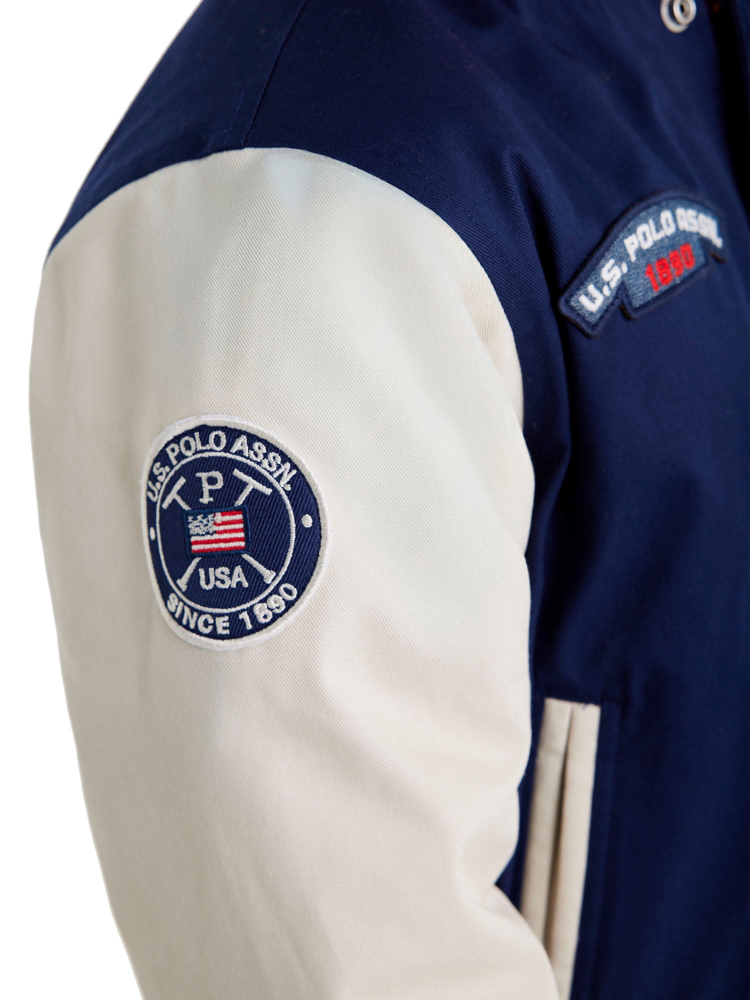 U.S. Polo Assn. Boys Baseball Varsity Jacket, Sizes 4-18