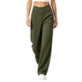 thumbnail image 3 of akafmk Womens Wide Leg Sweatpants Front Pleated Elastic Waist Sweatpants with Hidden Pockets Fall Winter Casual Workout Sweatpants, Size XXL, 3 of 7