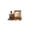 B, variant on EclipseJewels Christmas Train Light Up Decoration - Tabletop Christmas Tree Decorations, Christmas Decorations Indoor for Holiday Home