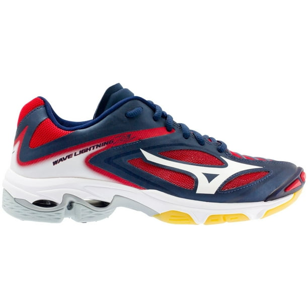Mizuno Women's Wave Lightning Z3 Volleyball Shoes (Navy/Red, 13.0