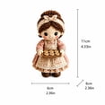 thumbnail image 2 of DIY Felt Doll Craft Kit 10-Piece Complete Sewing Set with Pre-Cut Felt for Beginners Handmade Crafting Homemade Cute Doll Great Gift for Kids Adults Craft Lovers, 2 of 8