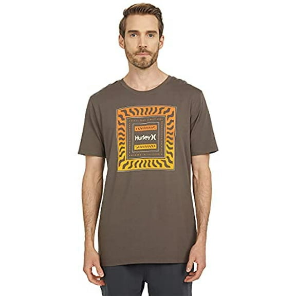 Hurley Wave Check Short Sleeve Tee Ironstone SM
