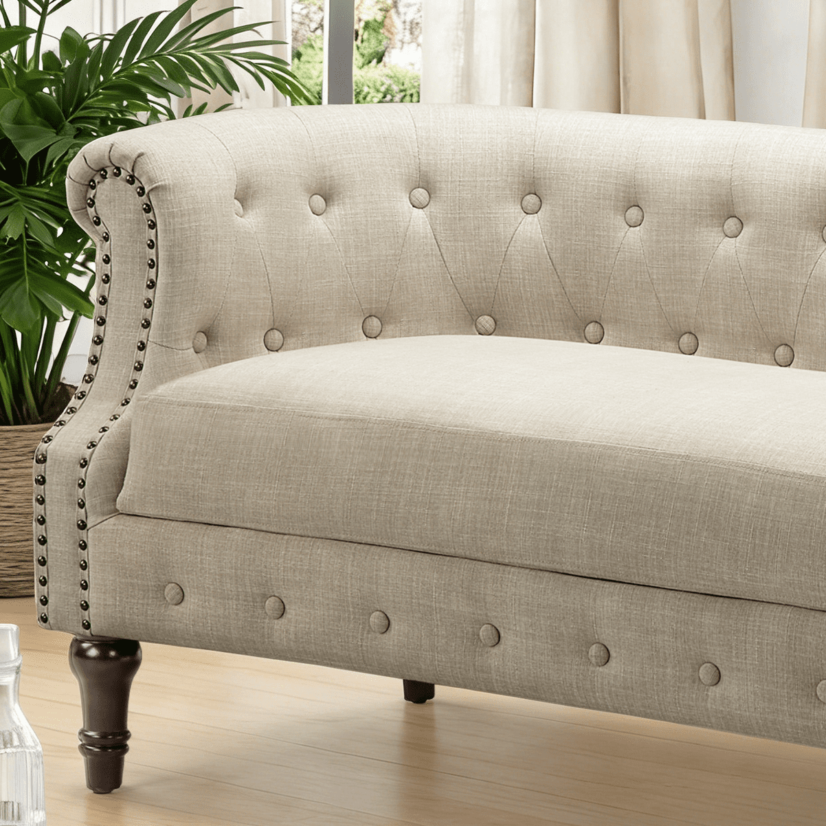 Shengchao Trade Loveseat Sofa for Living Room - Long Couch in a Box, Love Seat for Small Area, Couches for Living Room