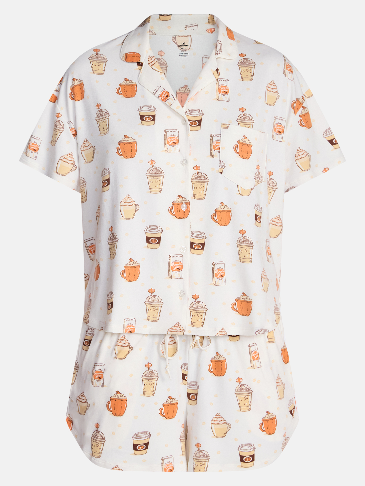 Way to Celebrate Halloween Women's Pajama Set with Shorts photo 5