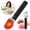 Black BK 1 Pack, variant on AuroraX Heated Ice Cream Spoon Electric Stainless Steel Spoon Digital Display Rechargeable USB Charging Portable Automatic Ice Cream Scoop Black