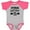 Heather and Hot Pink, variant on Inktastic Wyoming Awesome Since 1890 Boys or Girls Baby Bodysuit