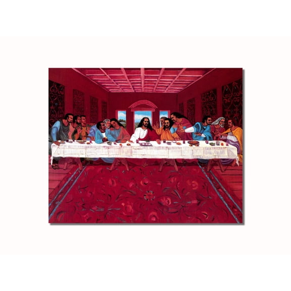 African American Black Jesus Christ Last Supper #2 Wall Picture 8x10 Art Print