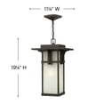 thumbnail image 6 of 2232OZ Hinkley Lighting Manhattan - One Light Outdoor Hanging Lantern, 6 of 6
