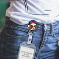 thumbnail image 5 of WIRESTER Retractable Badge Reels with Alligator Swivel Clip & Plastic Card Holder Strap, Round ID Badge Holders for Students, Teachers, Office Workers - Cavalier King Charles Spaniels Dog Happy, 5 of 5