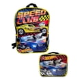 thumbnail image 1 of Set Mochila Y Lonchera Escolar Hot Wheels 16 Pulgadas Bolsillos Laterales Correas Ajustables Color Azul, 1 of 1