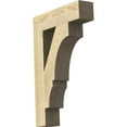 thumbnail image 4 of Ekena Millwork 4"W x 18"D x 26"H Balboa Block Rough Sawn Bracket, Douglas Fir, 4 of 25