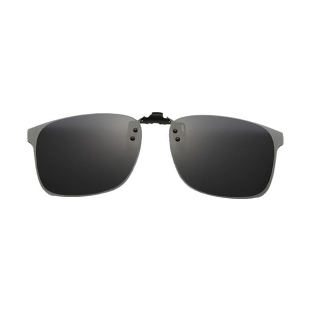 Luvcls 3 Colors Clip On Sunglasse Flip Up Glasses Polarized Photochromic Sunglasses V4g2 Gray