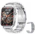 thumbnail image 1 of Reloj inteligente Reloj de monitoreo de salud táctil de pantalla completa de 1.96 pulgadas IP67 Llamada BT a prueba de agua Batería de larga duración Modos multideporte Cuerpo delgado Hombres Mujeres, 1 of 8