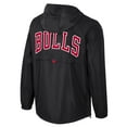 thumbnail image 3 of Unisex Stadium Essentials Black Chicago Bulls Compete Quarter-Zip Hoodie Jacket, 3 of 3