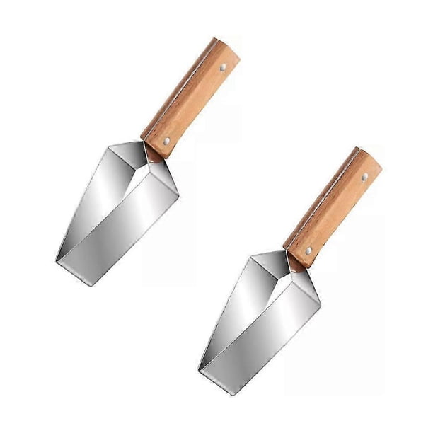 Cortadora Sandía Acero Inoxidable Yalisite - 3 En 1 Con Tenedor Verde