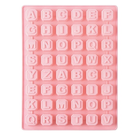 

Ongmies Ice Cube Tray Clearance Kitchen Organizers and Storage Silicone Letters Candy Alphabet Cl Ic Chocolate Collection Molds Trays Jelly Kitchenï¼Dining Bar Pink