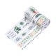 thumbnail image 1 of Washi Tape Set 4 Rollos 30mm 15mm 5mm Ancho Decorativo Colorido Cinta Adhesiva Cinta Adhesiva Adhesi Tomshoo  Vida vegetal, 1 of 7