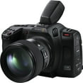 thumbnail image 3 of Blackmagic Design Cinema Camera 6K (Leica L) (BM-CINECAM60KLFL) Bundle With NPF550 Battery + Backpack+ Professional CFExpress Type B 64GB Memory Card + Cleaning Kit, 3 of 7