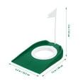 thumbnail image 2 of RENACLIPY 2pcs Golf Putting Disc Indoor Putting Trainer Green PP Lasting Use for Golf Course, 2 of 8