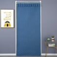 thumbnail image 4 of AUQ Thermal Insulated Door Curtain | Winter Door Cover with Thick Cotton Filling | Windproof Waterproof Soundproof | Retains Warmth & Blocks Cold | Easy Install | 31.5"X78.7" | Fits Most Doors, 4 of 7