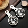 thumbnail image 4 of IPEWLEX Stainless Steel Separator Border with Ear - White Yolk Separator Baking Gadget for Easy and Efficient Egg Separation, 4 of 5