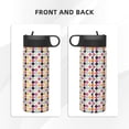 thumbnail image 3 of Sikiie Polka Dot Print 18OZ Insulated Straw Cup, Portable Leak-proof Sports Water Bottle, Stainless Steel Water Cup Suitable for Home and Outdoor, 3 of 8