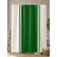 thumbnail image 4 of Shower Curtain Green Stripe Lines Bathroom Curtains with Hooks, Waterproof Fabric Linen Striped Bath Shower Curtains Set for Bathroom Bathtubs Decor 36x72 Inch, 4 of 8