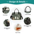 thumbnail image 3 of FORMRS Insulated Lunch Bag for Work School Unisex Large Capacity Cooler with Shoulder Strap, Cute Ghosts Playing, 3 of 6