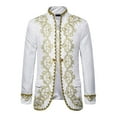 thumbnail image 1 of DuoJiaJ Robe de Cour Tuxedo Dorée pour Hommes, 1 of 5
