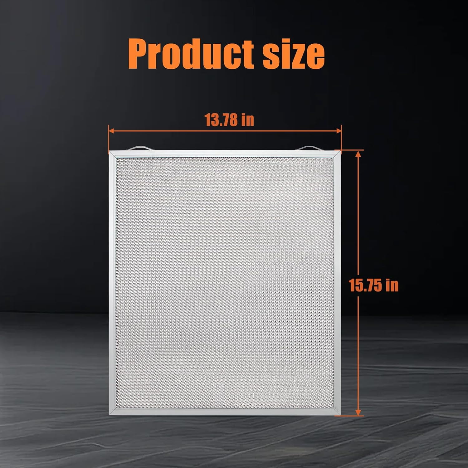 Aniceparthy S99010430-002 Range Hood Filter (2 Pack) Aluminum Mesh Grease Filte Kitchen Exhaust Fan Replacement Filter Compatible with Broan Nutone 4512880 99010430-002