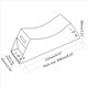thumbnail image 4 of 4X Soporte Montado en Cilindro Soporte de Cilindro de Gas Soporte de Cilindro de Gas ABS Duradero para Autocaravana Caravana Caravana, Naranja, 4 of 5