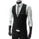 thumbnail image 1 of Chaleco de traje ajustado de negocios Peaky Blinder para hombre, 1 of 2