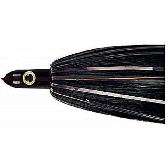 Ilander Dredge Head Flasher 8-1,4" Lures Black Head,Black
