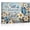 Frame-style, variant on Be Still and Know That I AM God Bible Verse Canvas Wall Art Scripture Psalm 46:10 Blue Butterfly Floral Decor Living Room Bedroom Christian Religious Inspirational